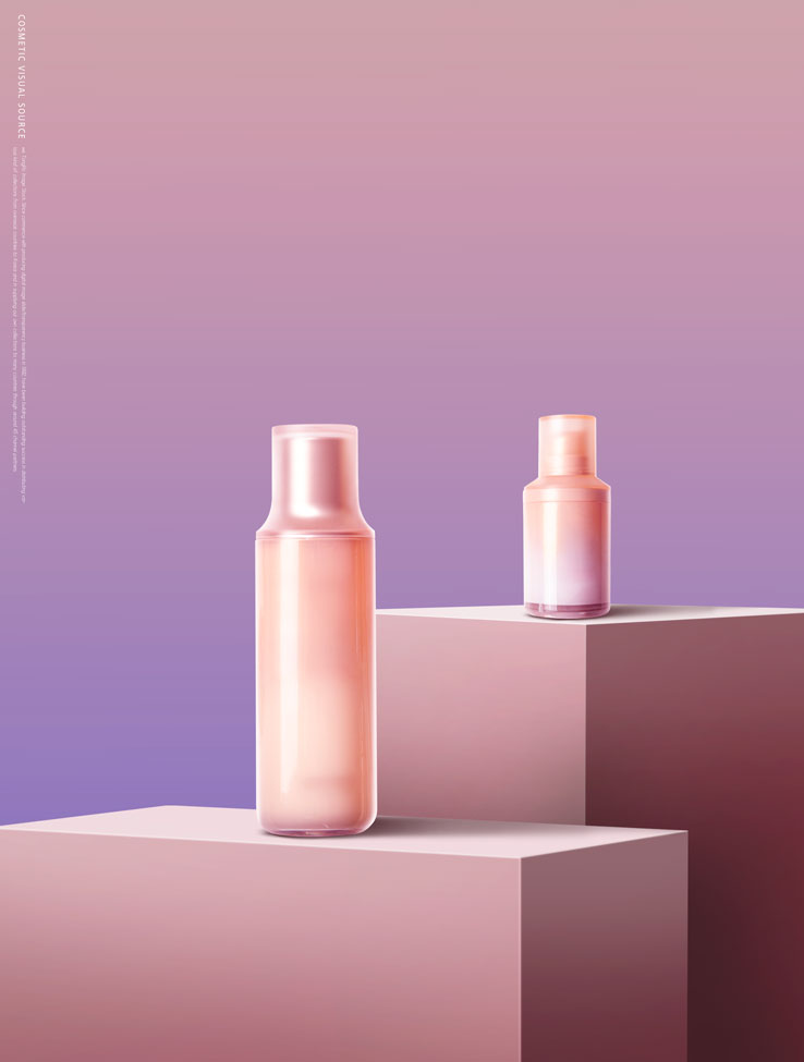 创意化妆品广告展示海报设计模板