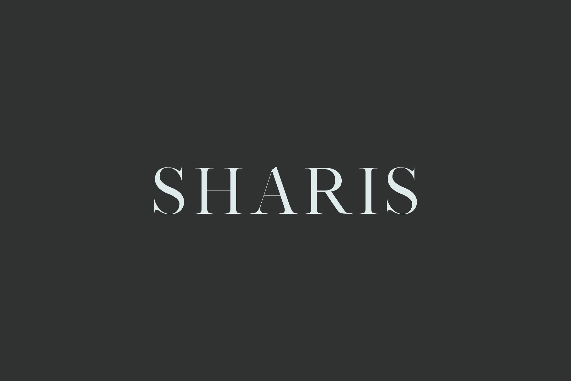 衬线字体包 Sharis Serif 7 Font Family Pack