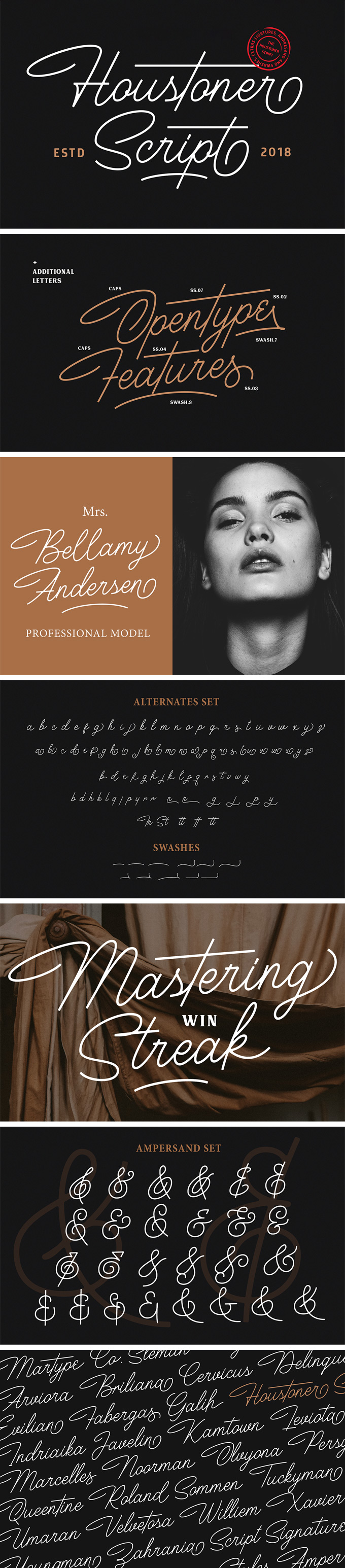 Fonts | 精致细线轻盈柔美优雅豪华无衬线英文脚本字体