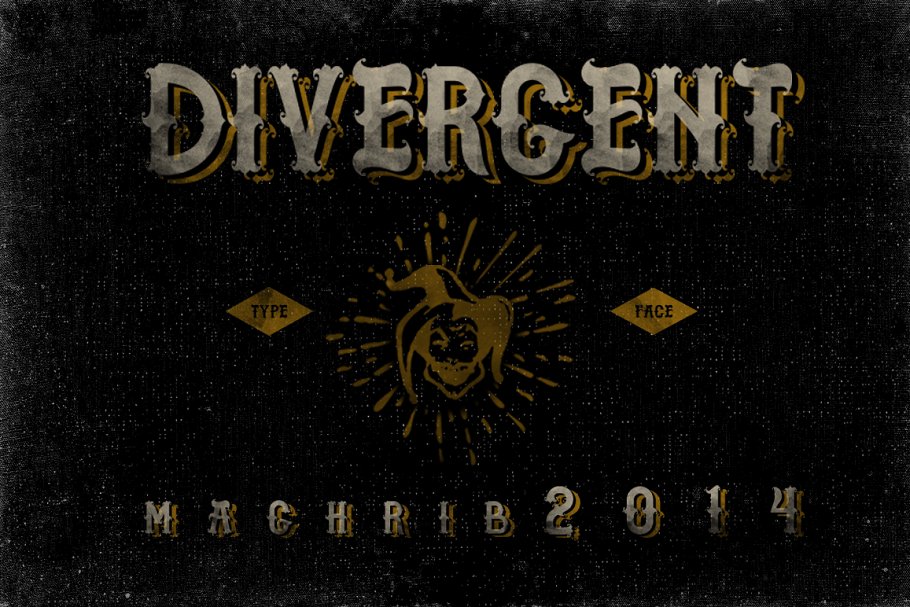 梦幻复古设计字体 MGH Divergent™