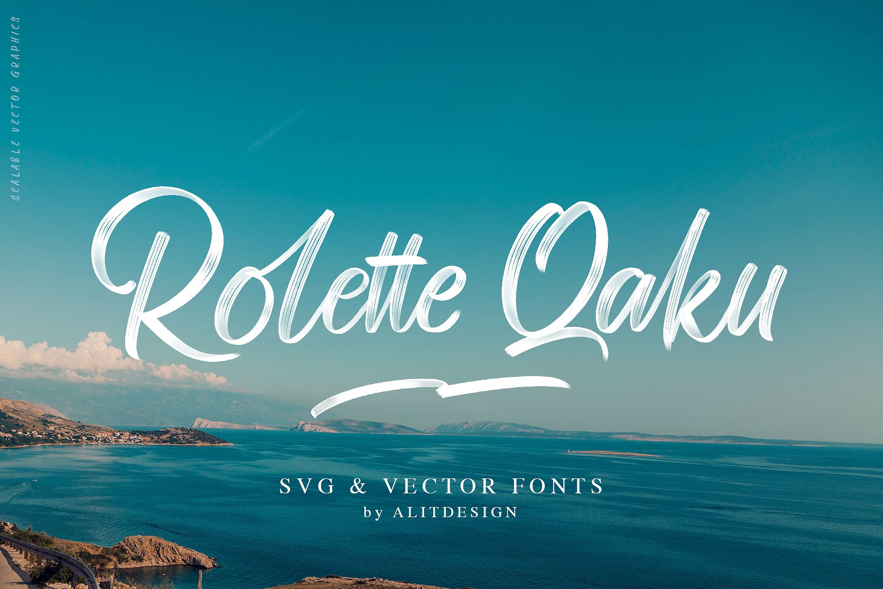 大气手写字体 Rollete Qaku Fonts