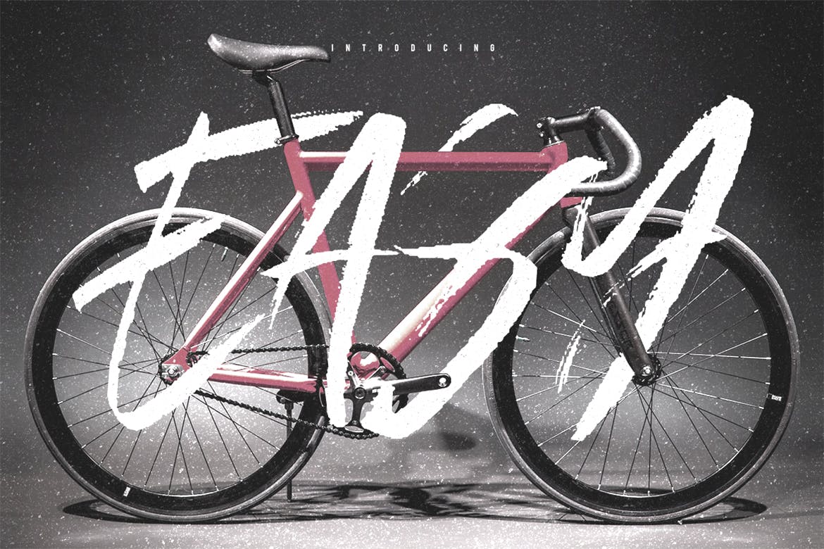 字体 | 潇洒大气涂鸦手绘笔触英文文字设计