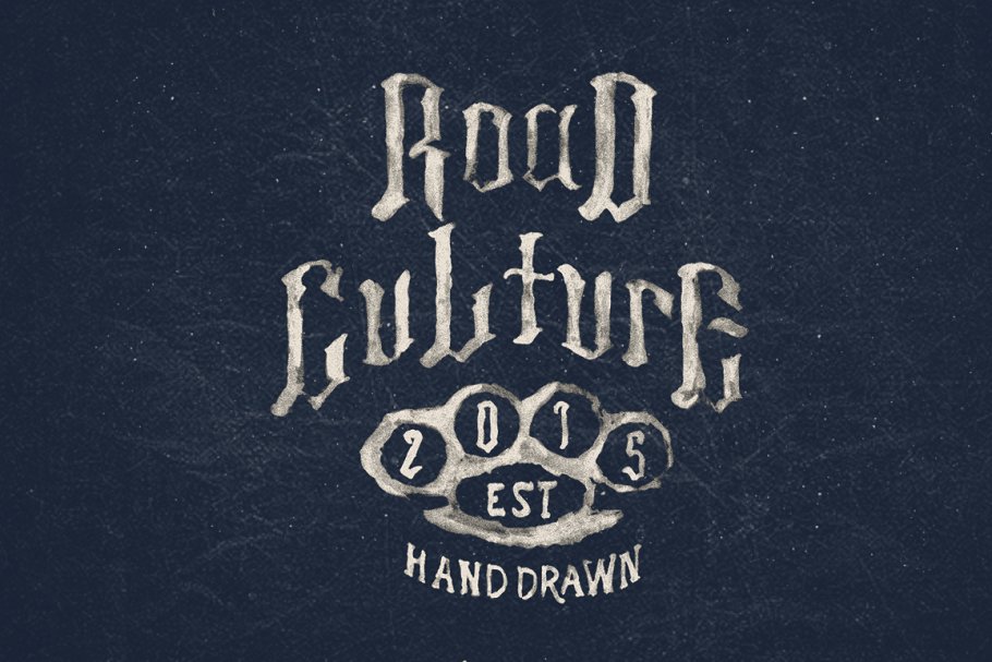 复古文化字体大全 Road Culture
