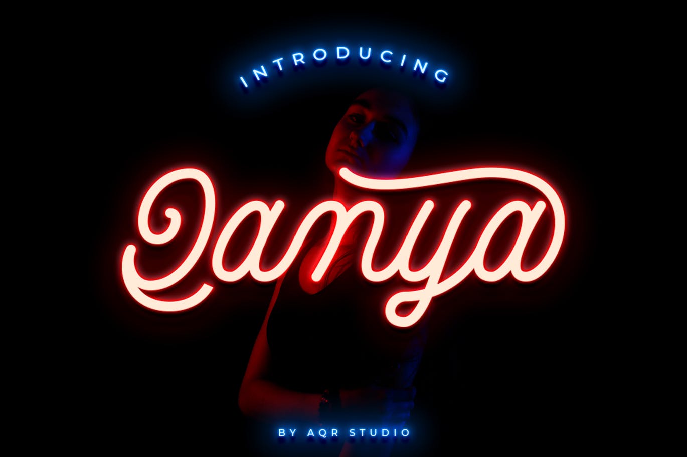 字体 | 英文流畅连笔风格品牌文字