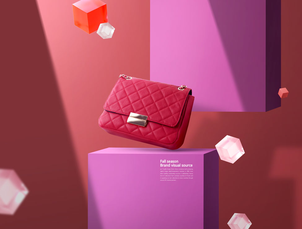 品牌包包电商广告海报视觉设计模板