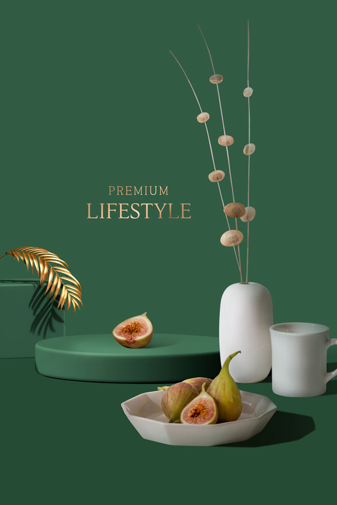 居家摆件装饰生活主题海报设计模板