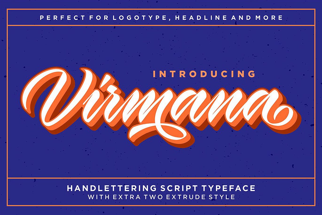 字体 | 复古书法笔触英文文字Type