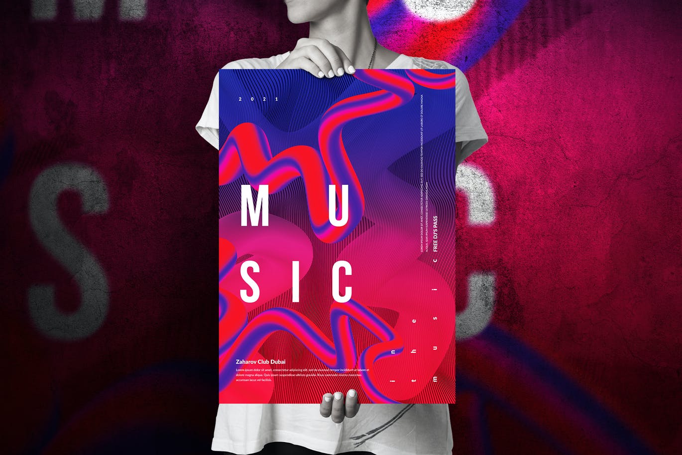 音乐艺术设计大海报模板
