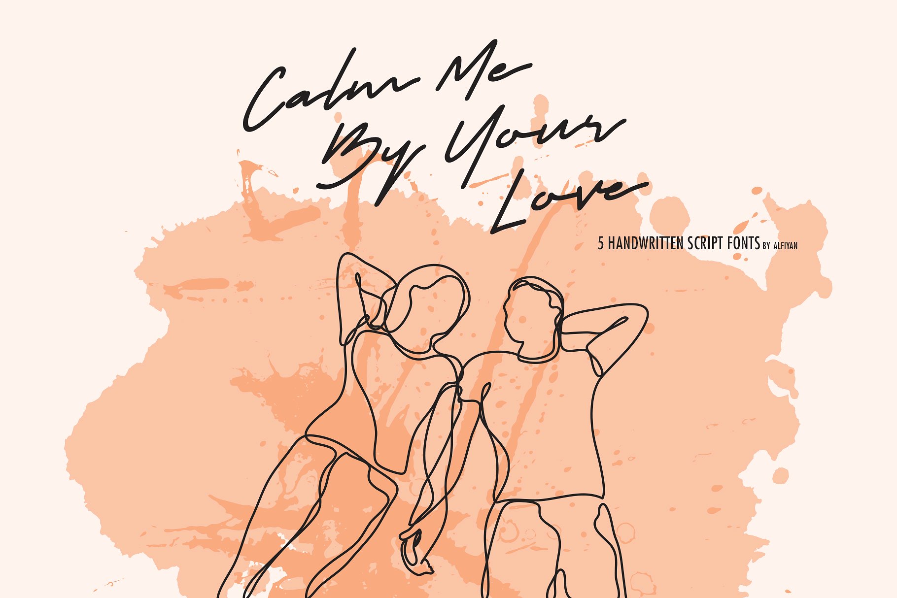 5种流畅的手写字体 Sam and Sally – 5 Handwritten Fonts