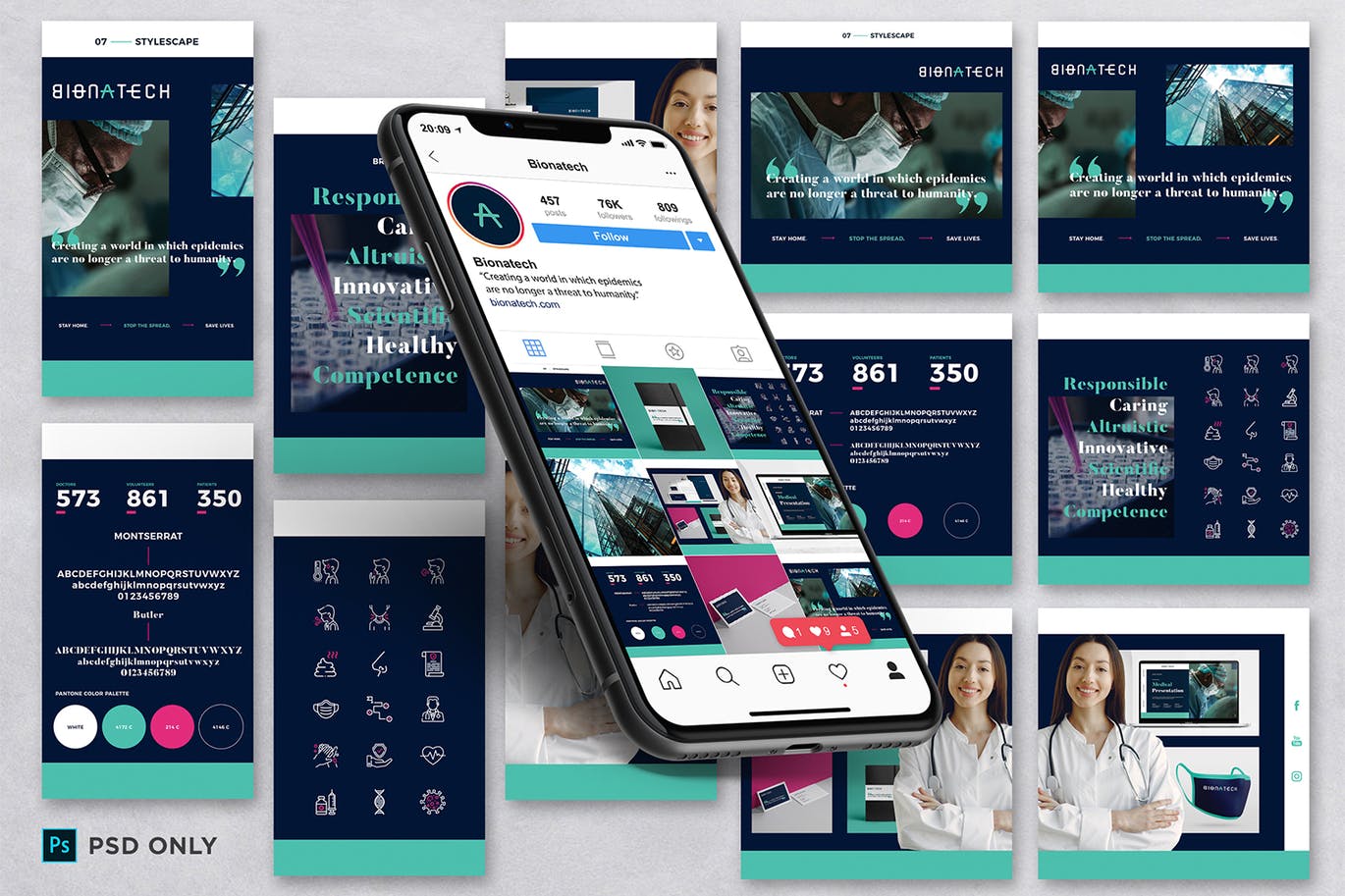 时尚高端多用途的banner海报设计模板-AI、EPS、INDD、PDF、PSD、PNG