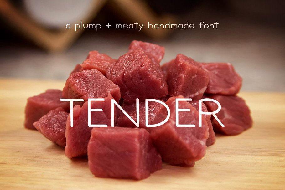 时尚字体 Tender Font Family
