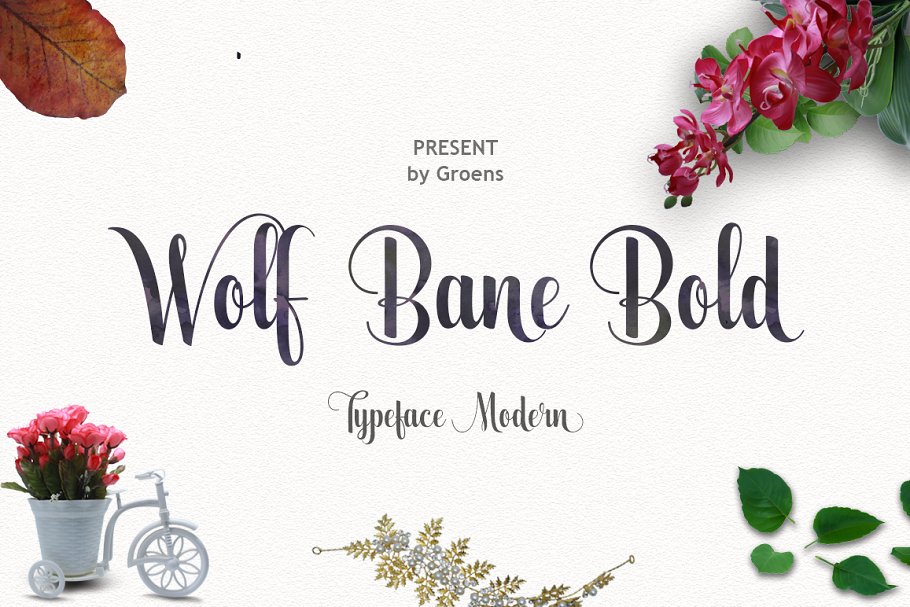 手写粗字体 Wolf Bane Bold