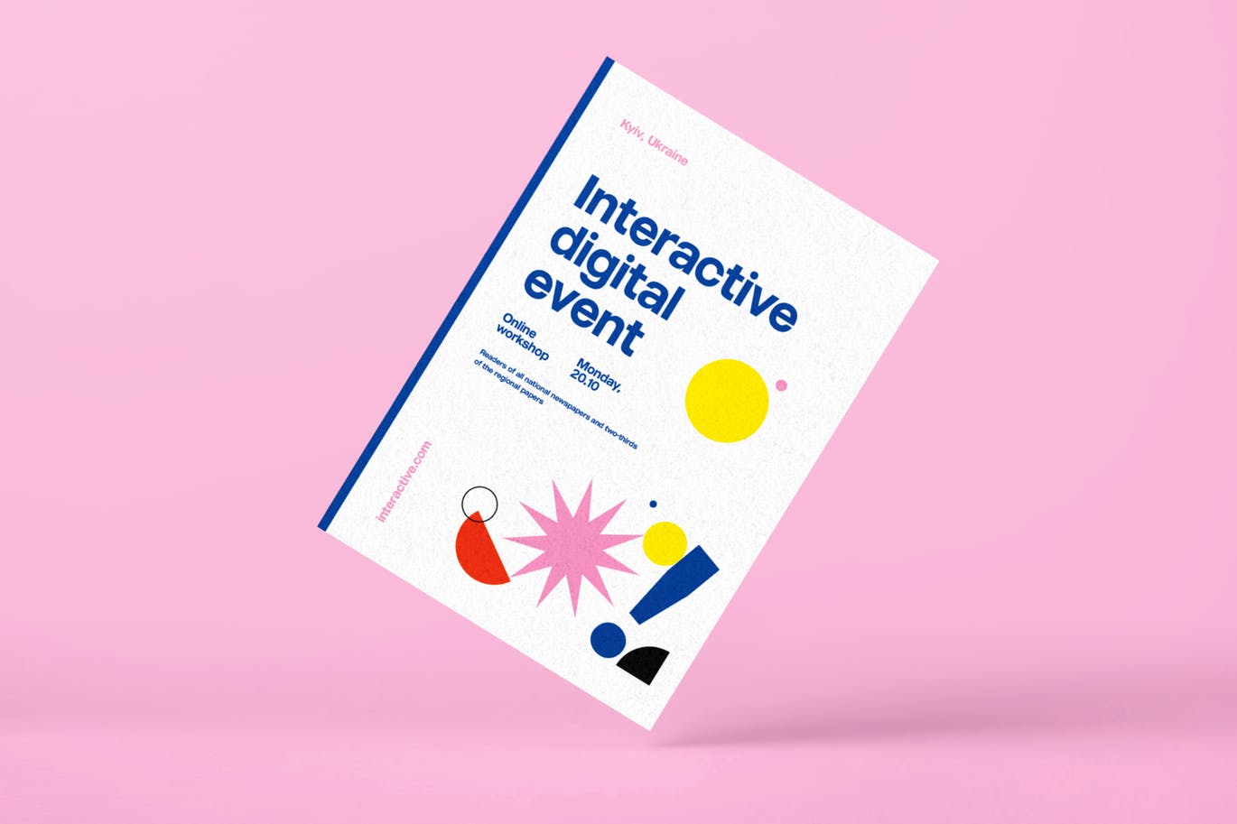 时尚高端清新优雅多用途的宣传单海报设计模板