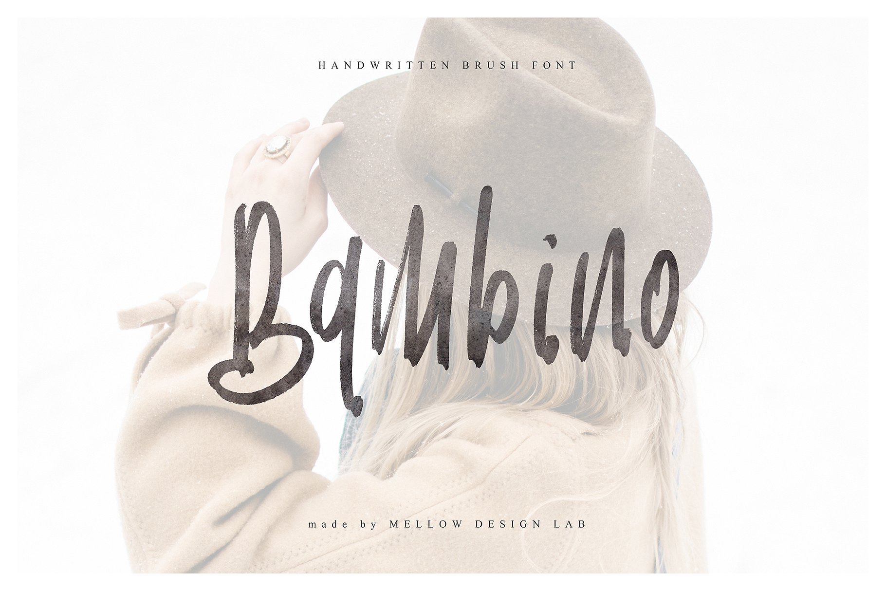 文艺的手绘字体 Bambino