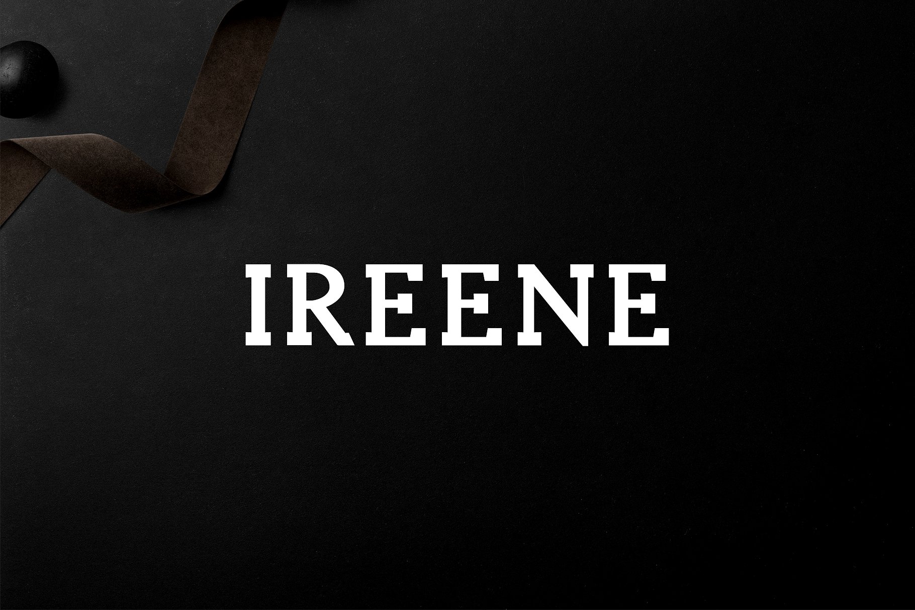衬线字体 Ireene Serif 3 Font Family Pack