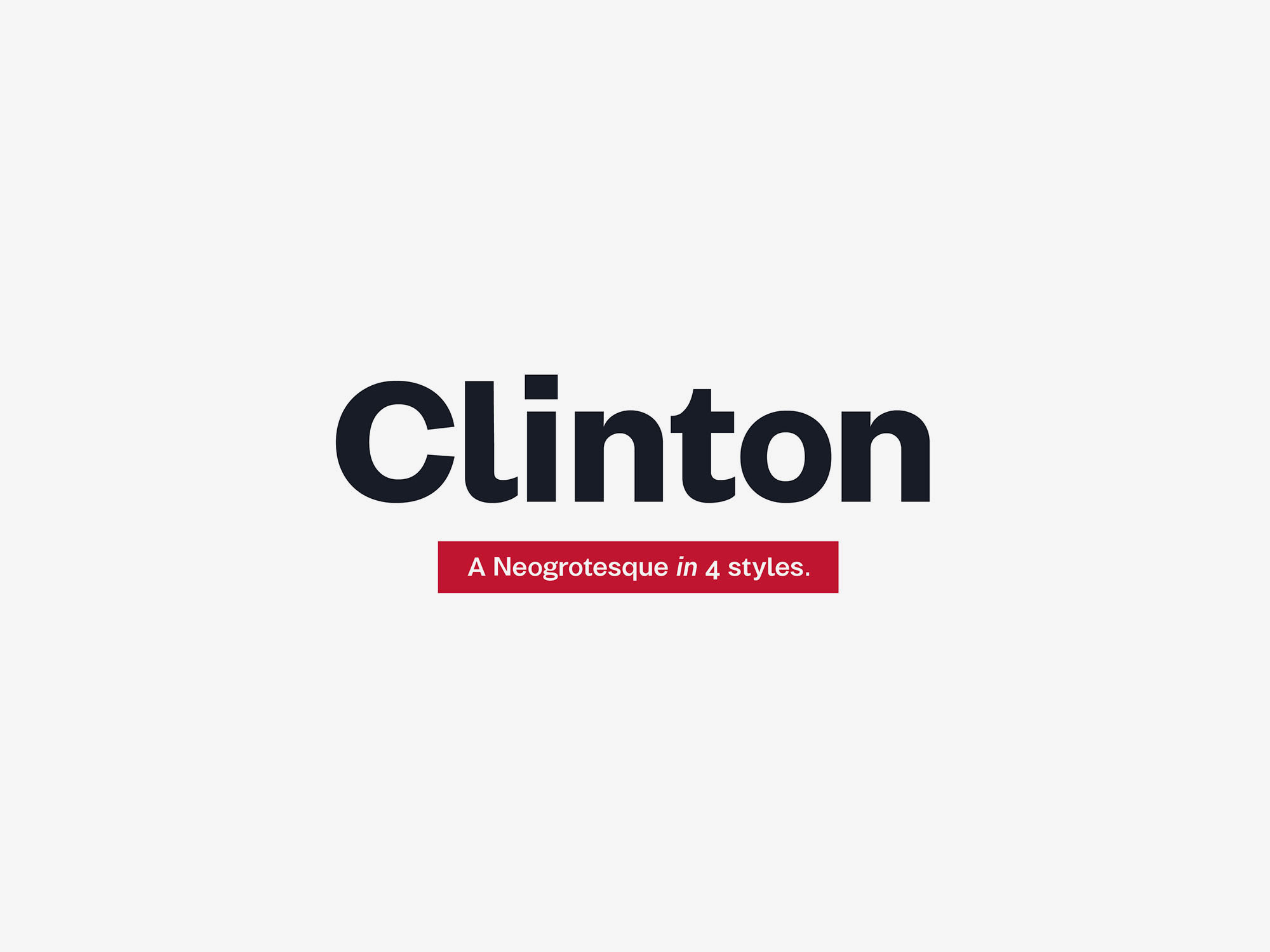 新奇的时尚高端无衬线克林顿Clinton英文字体