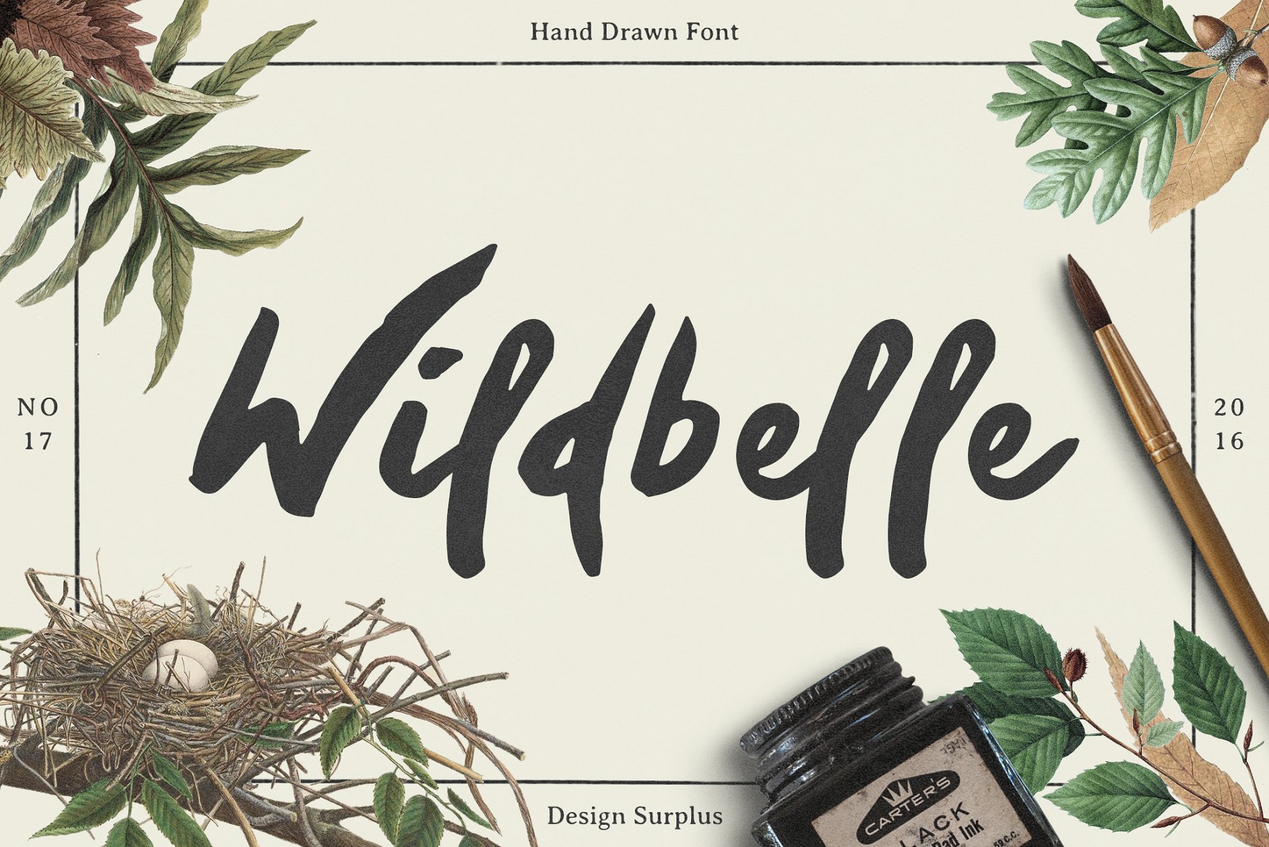 野性风格的字体 Wildbelle Font