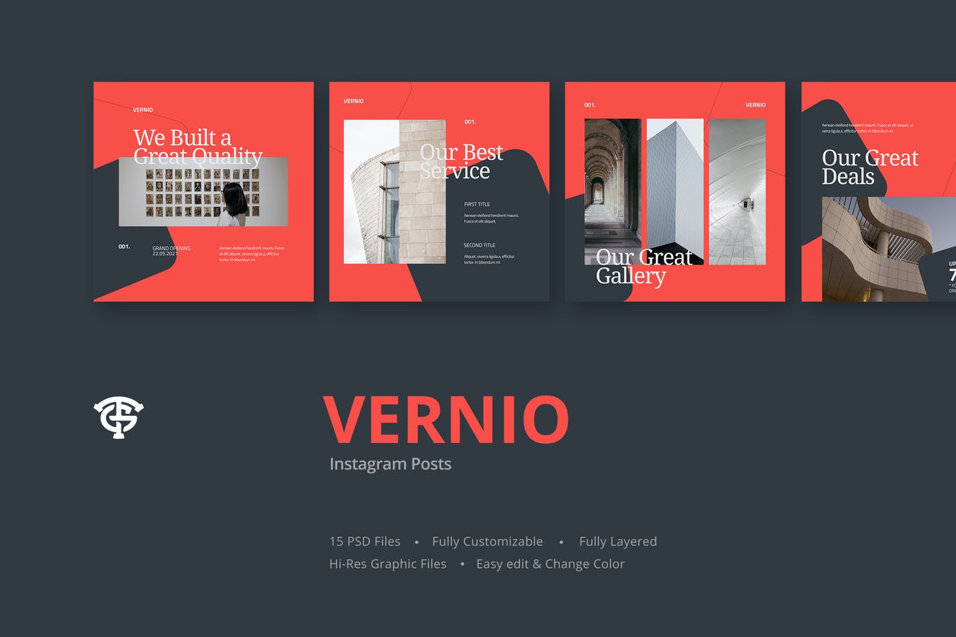 时尚高端简约多用途的Instagram社交媒体banner海报设计模板集合