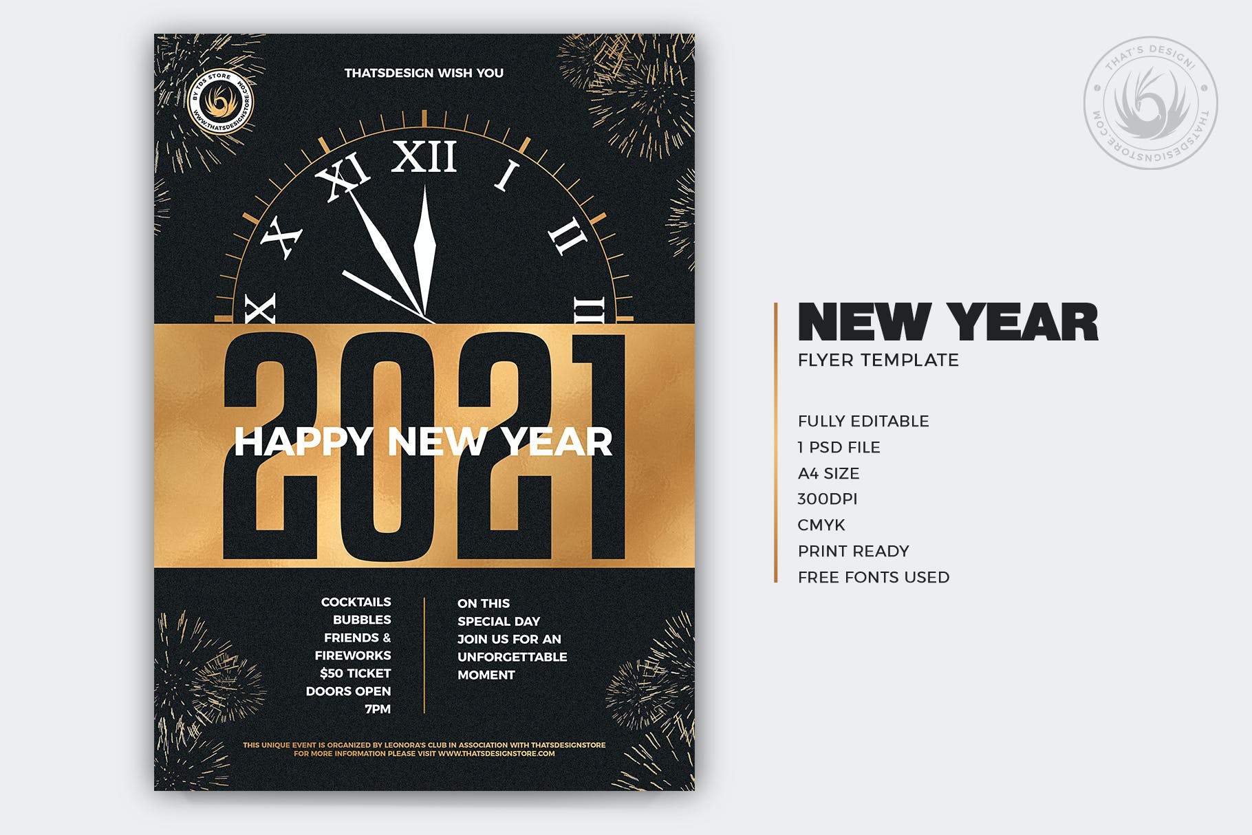 新年广告传单模板V10[PSD]