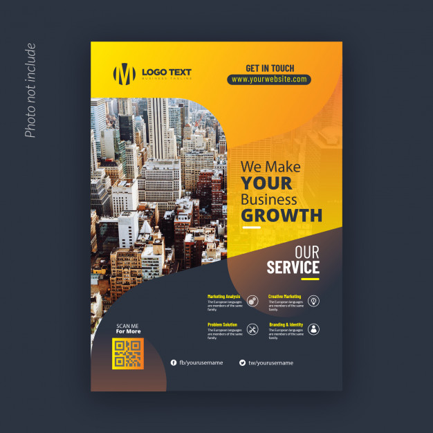 企业传单海报设计模板[PSD]