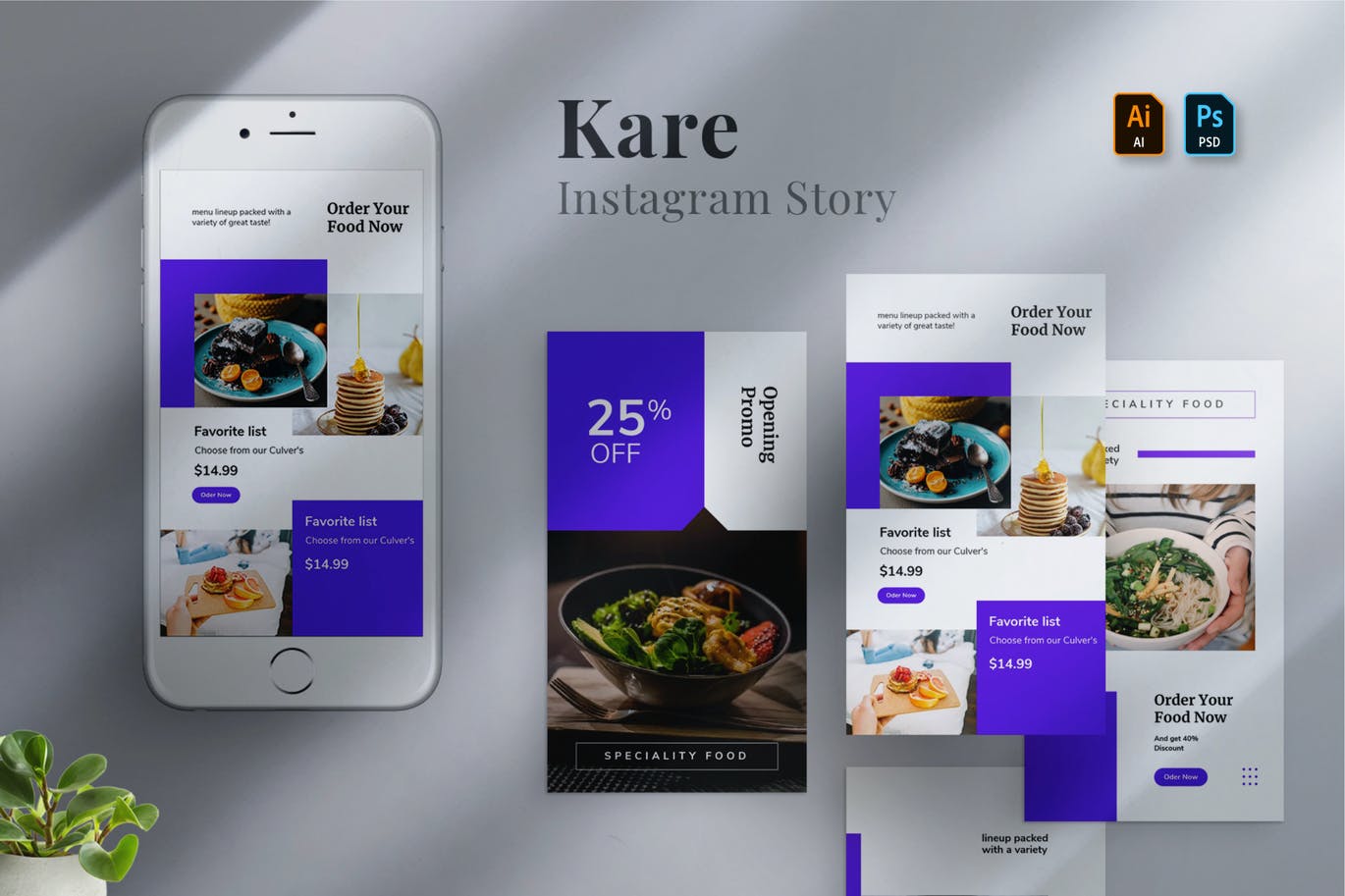 时尚高端多用途Instagram社交媒体banner海报设计模板-AI，EPS，PSD