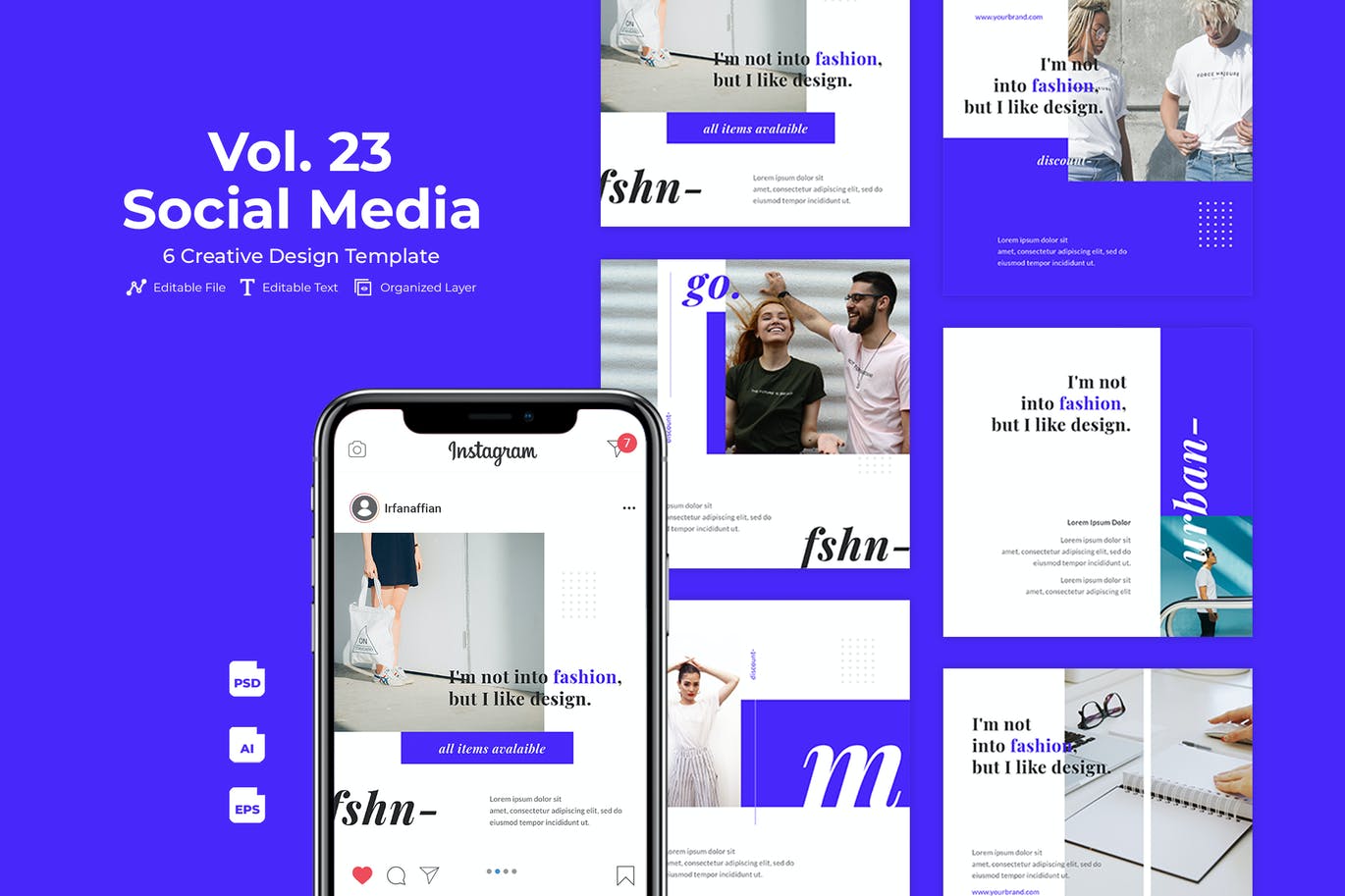 时尚高端清新简约多用途社交媒体banner海报设计模板