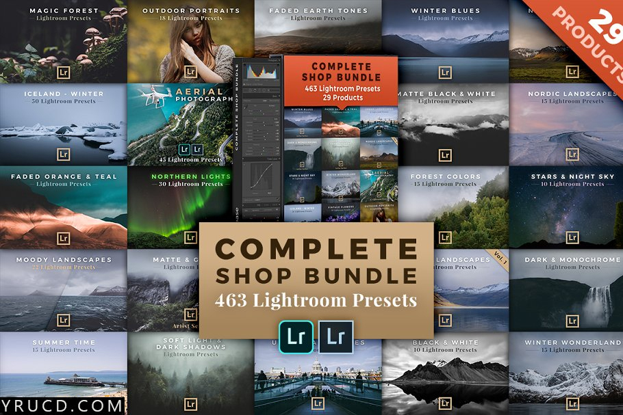 29个旅行必备的调色滤镜Lightroom预设合集