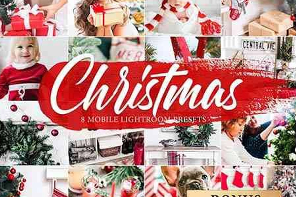 8款圣诞主题照片Lightroom预设[DNG]