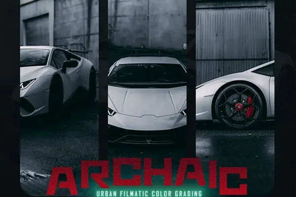 汽车摄影照片复古滤镜Lightroom预设