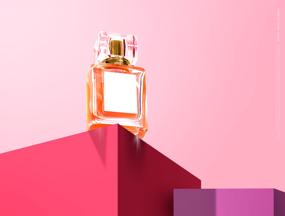 香水化妆品品牌展示海报设计模板