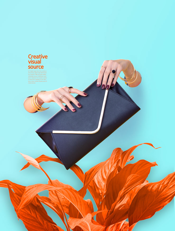 时尚女包电商广告创意视觉海报设计模板