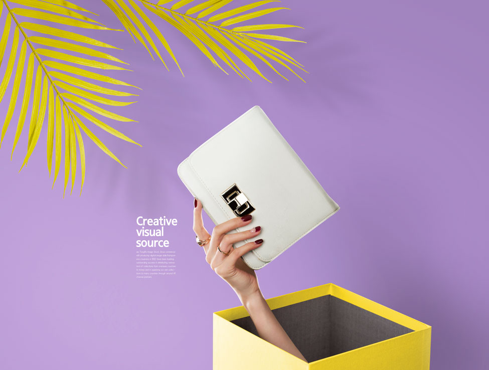 时尚女包广告创意视觉海报设计模板