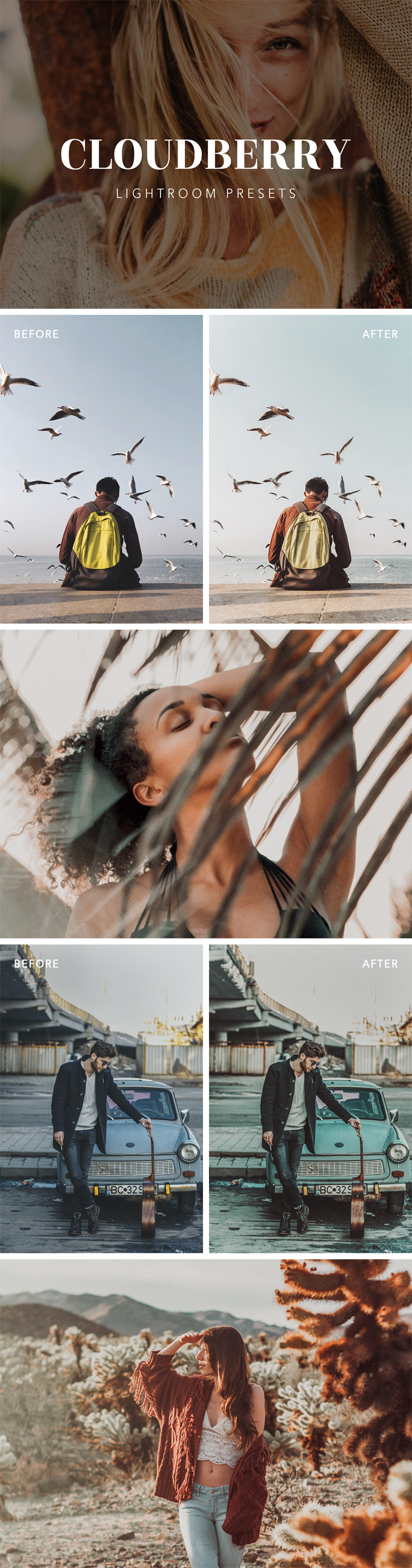 Lightroom | 时尚杂志明亮容光焕发发光的图像效果