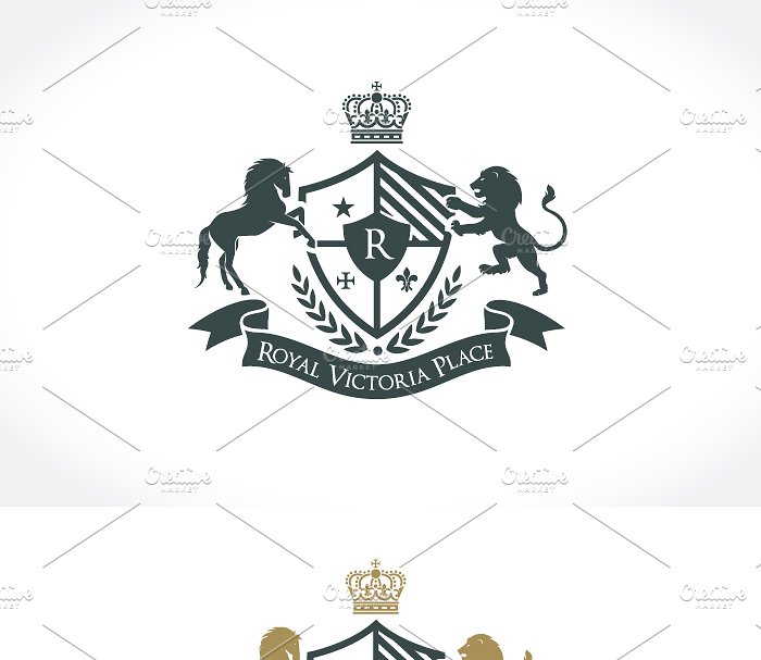 维多利亚广场logo素材 Royal Victoria Place Logo