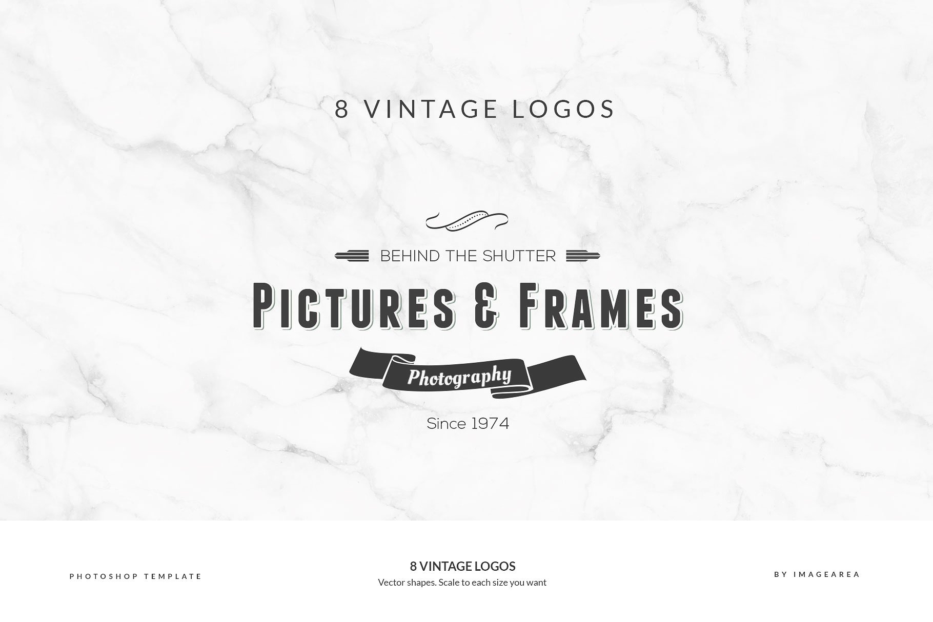 经典logo设计模板 8 Vintage Logos