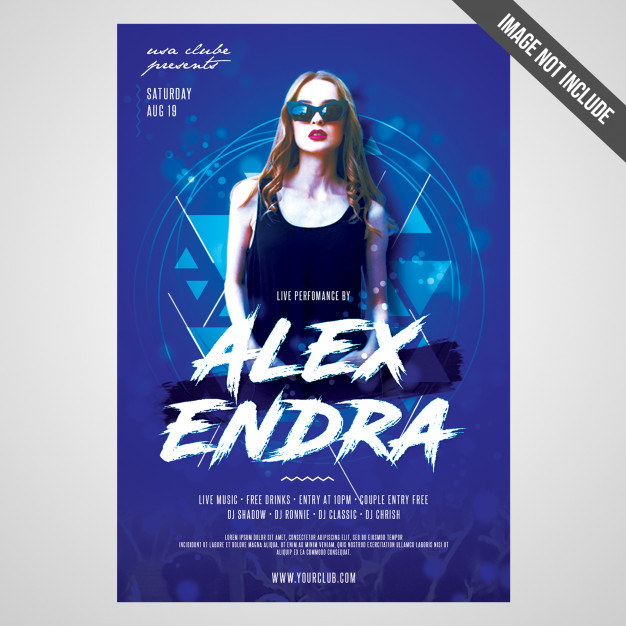 高品质音乐活动海报模板素材