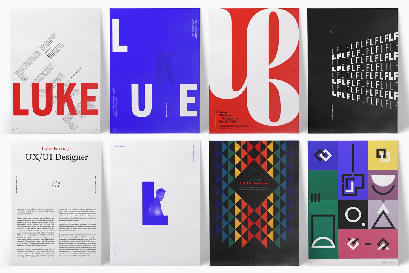 时尚高端简约专业的海报设计模板集合（AI，EPS，SVG）-1