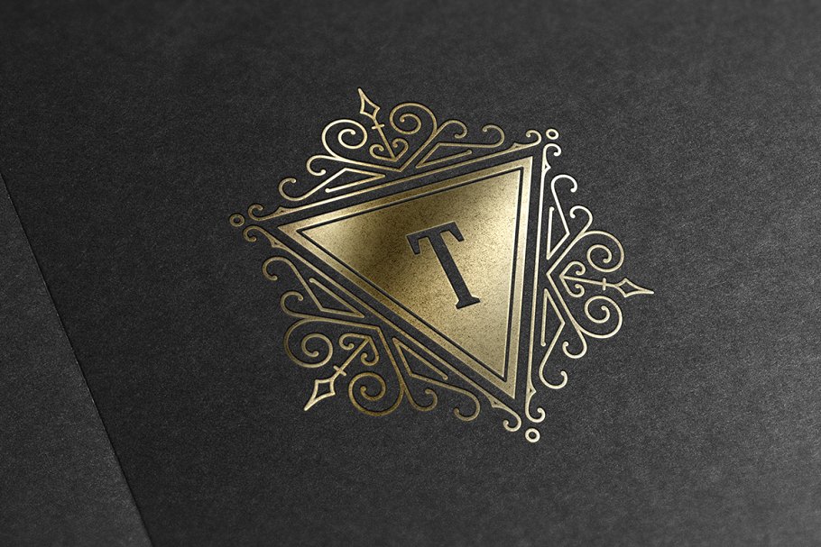 豪华装饰logo设计 Luxury ornament logo