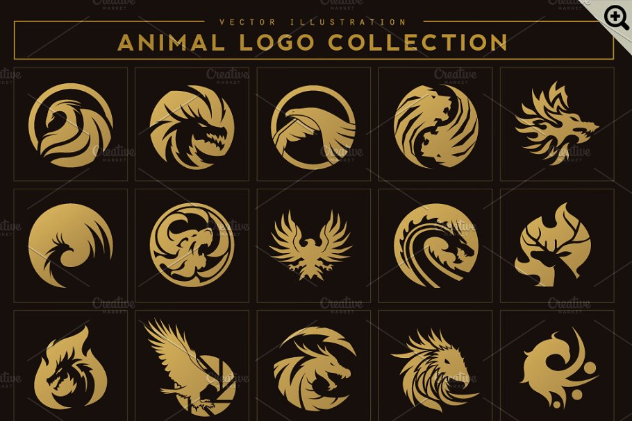 动物logo集 35 Animal Logo Set
