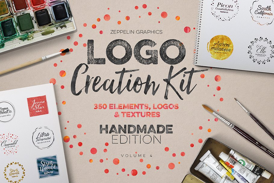 创意Logo设计模板 Logo Creation Kit Vol.4