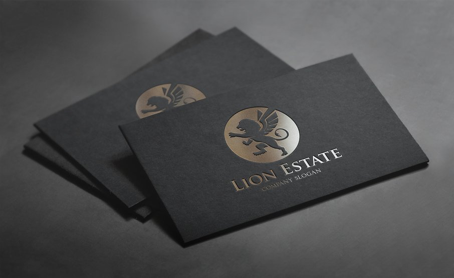 狮子LOGO模板 Lion Estate