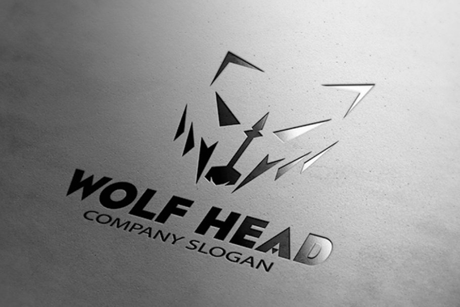 狼头logo模板 Wolf Head Logo