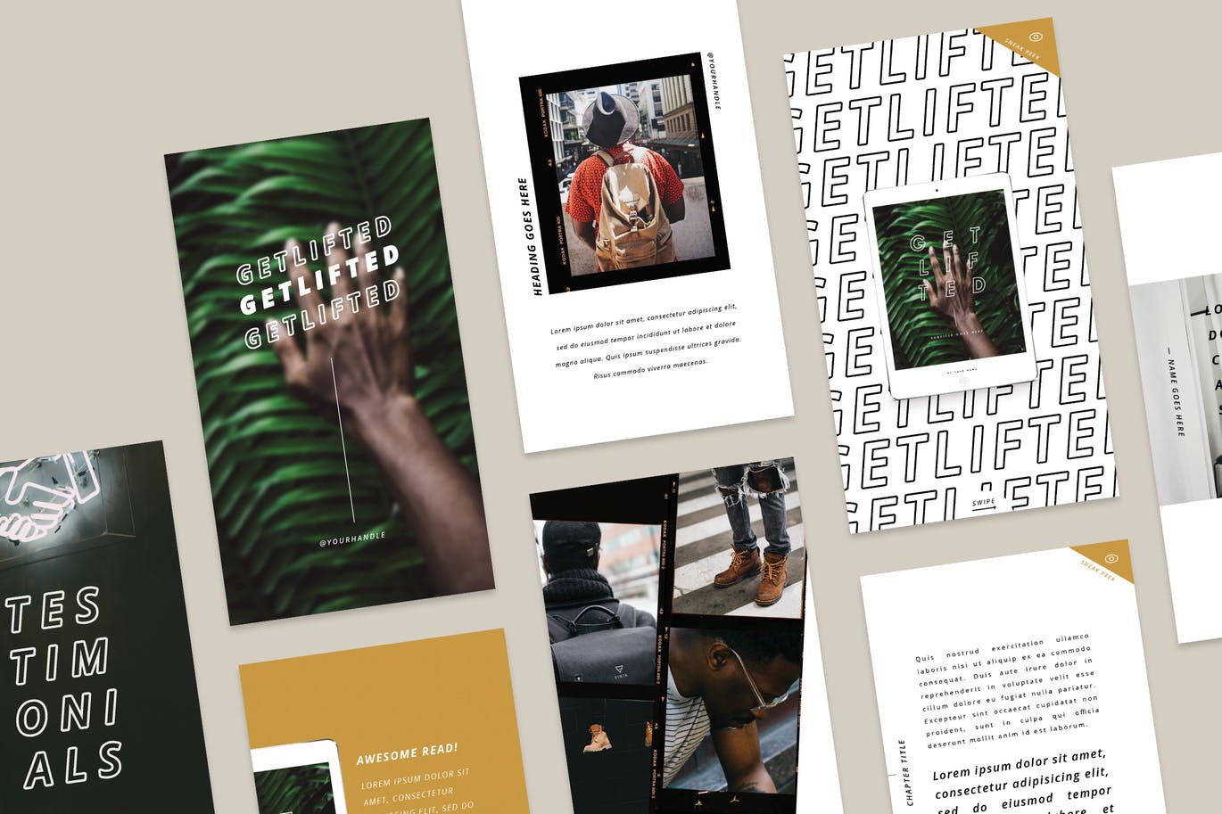 时尚高端简约多用途的高品质Instagram社交媒体banner海报设计模板