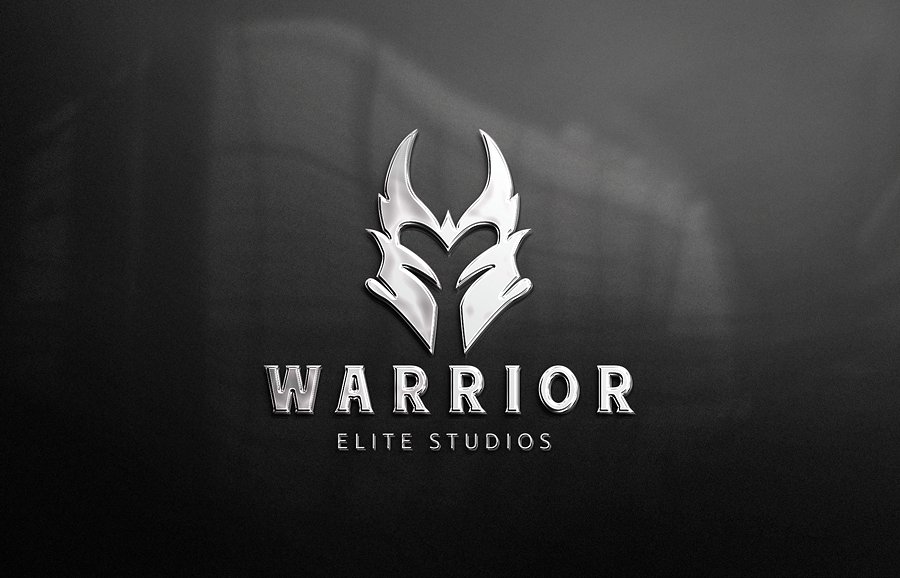 战士精英创意logo模板 Warrior Elite
