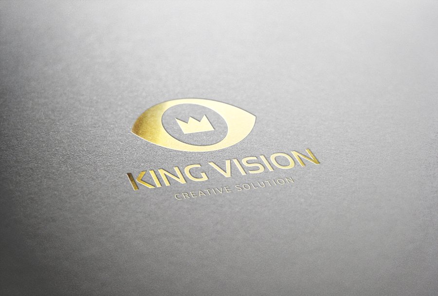 皇冠创意logo模版 King Vision