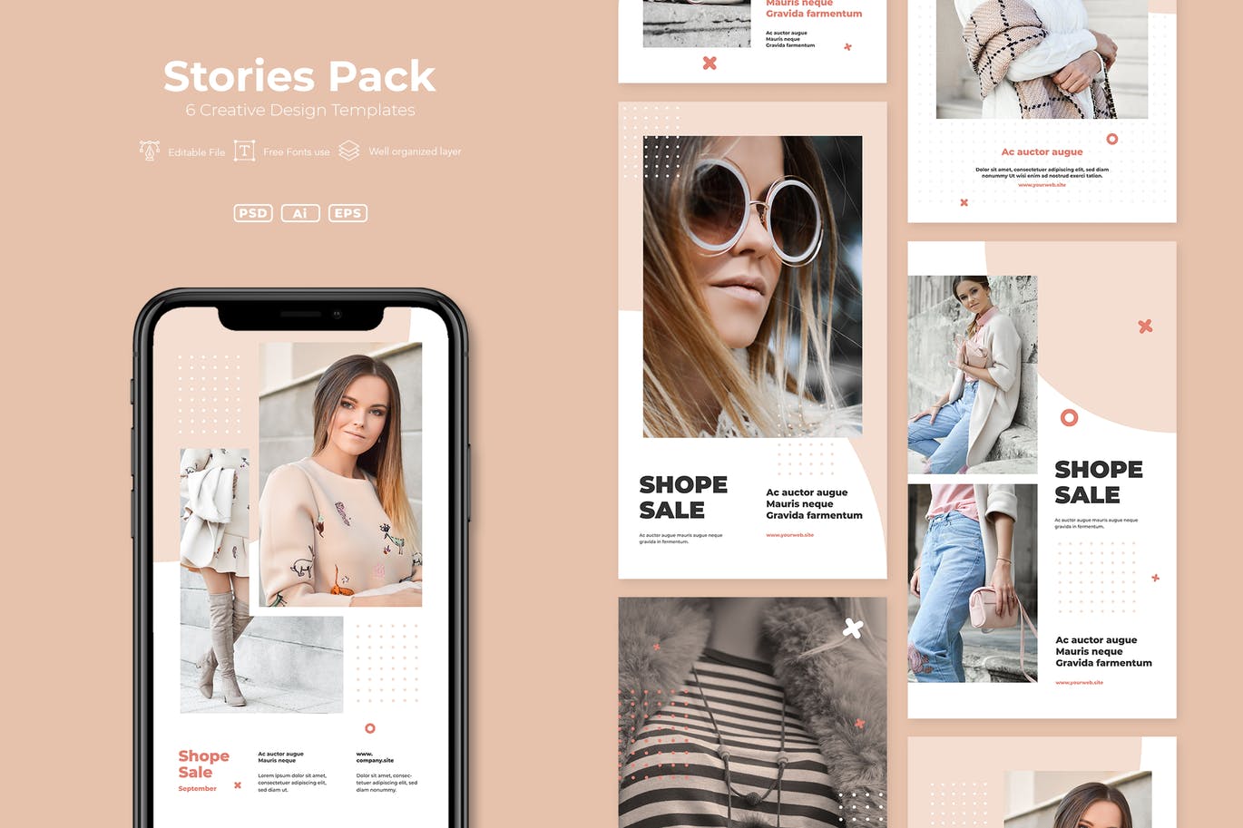 优雅时尚高端简约高端大气的facebook广告banner设计模板-13