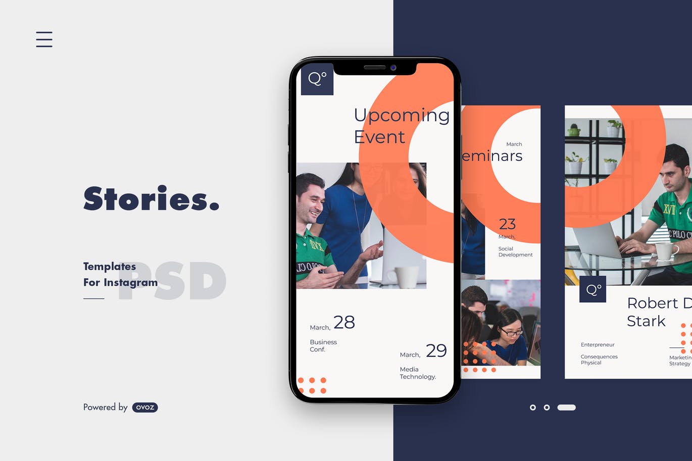 时尚高端简约多用途的流行风格Instagram社交媒体banner海报设计模板集合