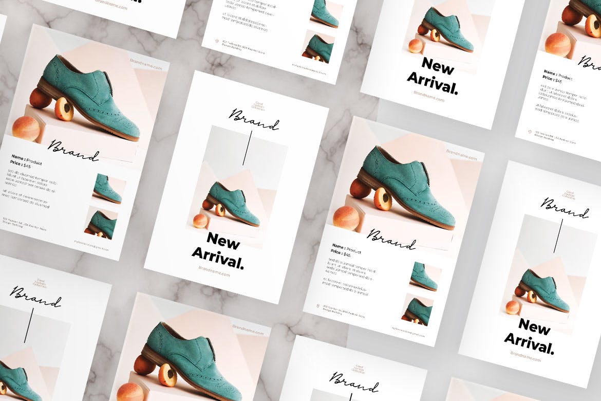 时尚高端简约多用途的高品质sale促销海报宣传单设计模板 Vol.5（宣传单模板）