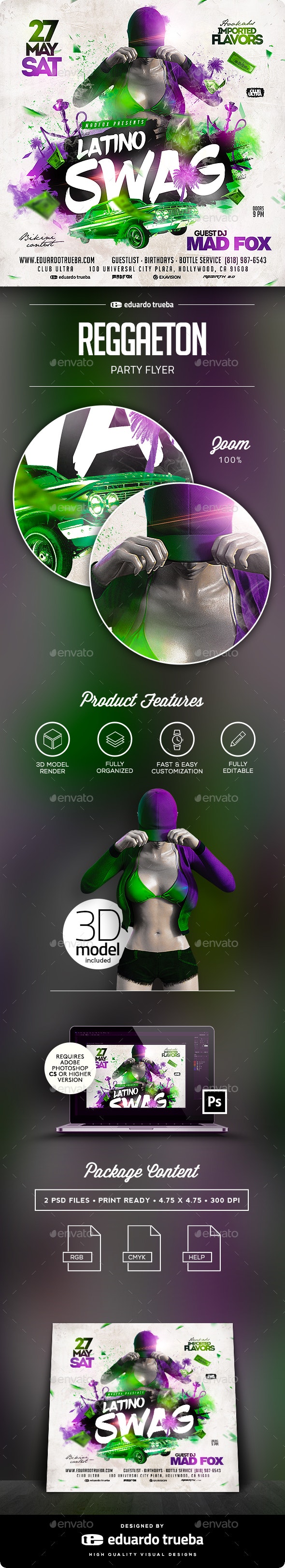 嘻哈音乐狂欢嘉年华活动海报设计