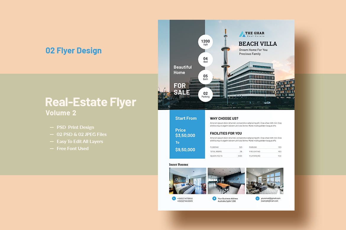 高端时尚高品质的简约商业商务CBD金融中心房地产海报宣传单DM设计模板宣传单设计宣传海报海报背景